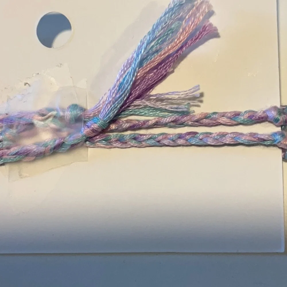 Pastel Woven Friendship Bracelets NWOT - Picture 5 of 6